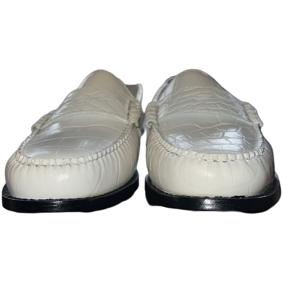 G.H. BASS ORIGINALS WOMENS WHITNEY CROC SLING BACK WEEJUNS SIZE 9.5 NEW - Picture 7 of 12